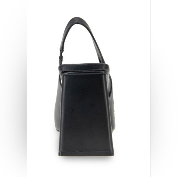 BCBGeneration Trina Elegant Black Slingback Block Heels New W/O Box Sz 6.5 - Picture 4 of 12